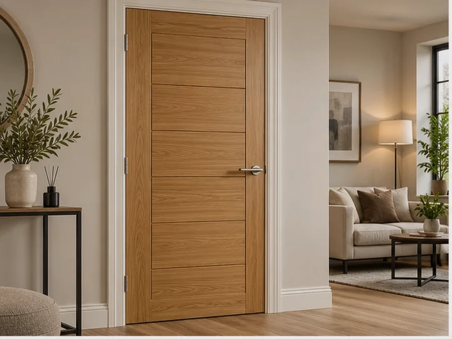 Dordogne Oak Glazed Door