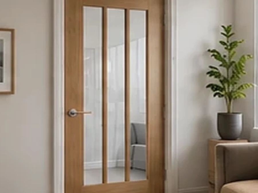 White Glazed Door