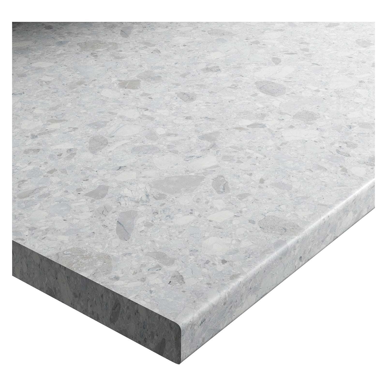 Nuvolento laminate kitchen worktop — Grey / stone effect